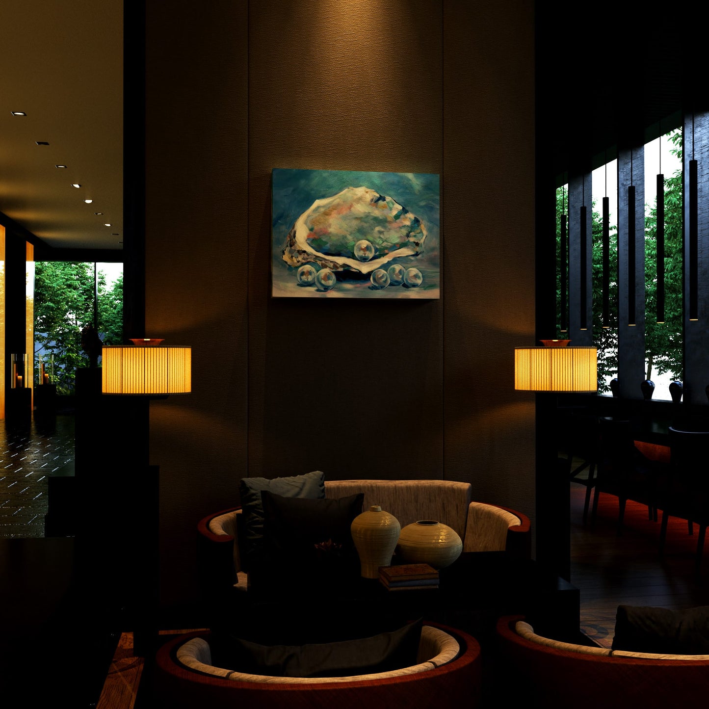 Abundant Harvest Oyster and Pearls Hotel Effect