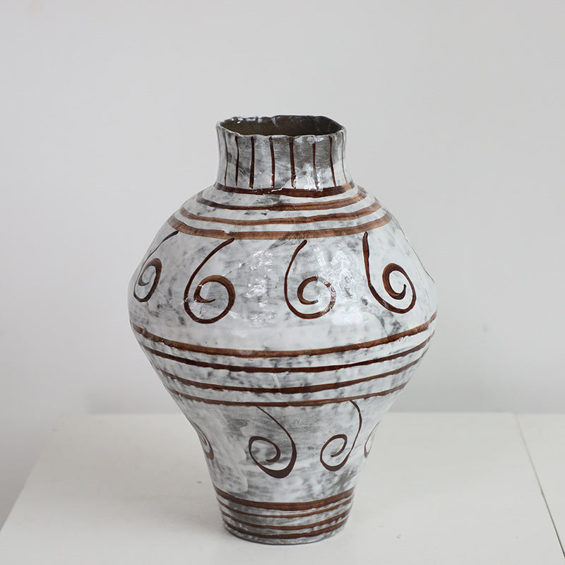 Ancient Charm Scroll Vase