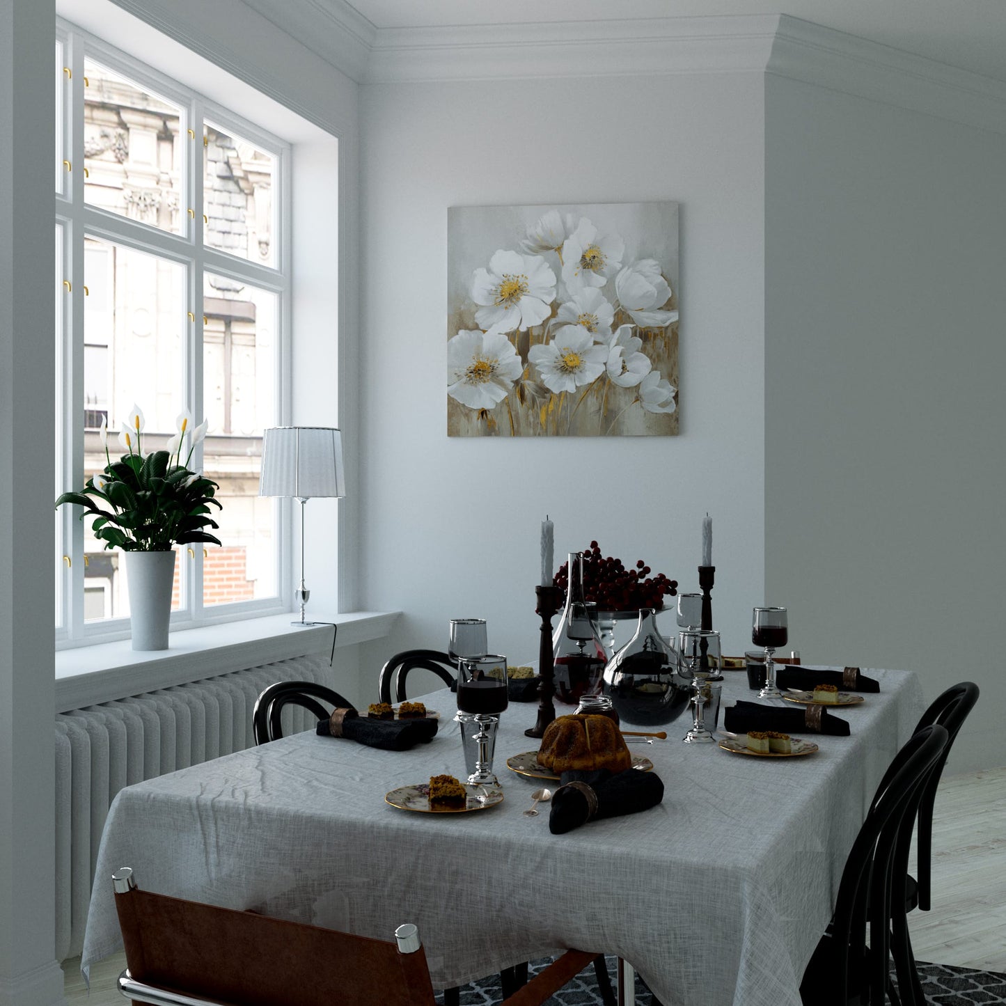 Blooming Gold2 Dining Room Effect