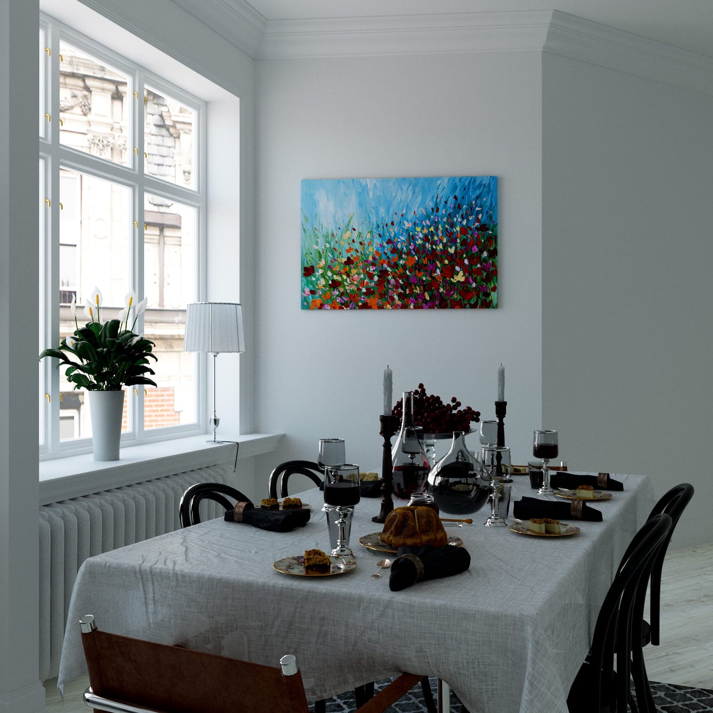 Blossoming Hope Dining Room Effect