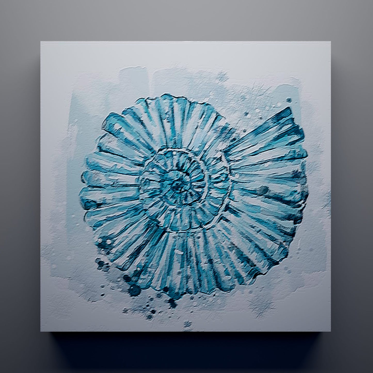Blue Spiral Seashell