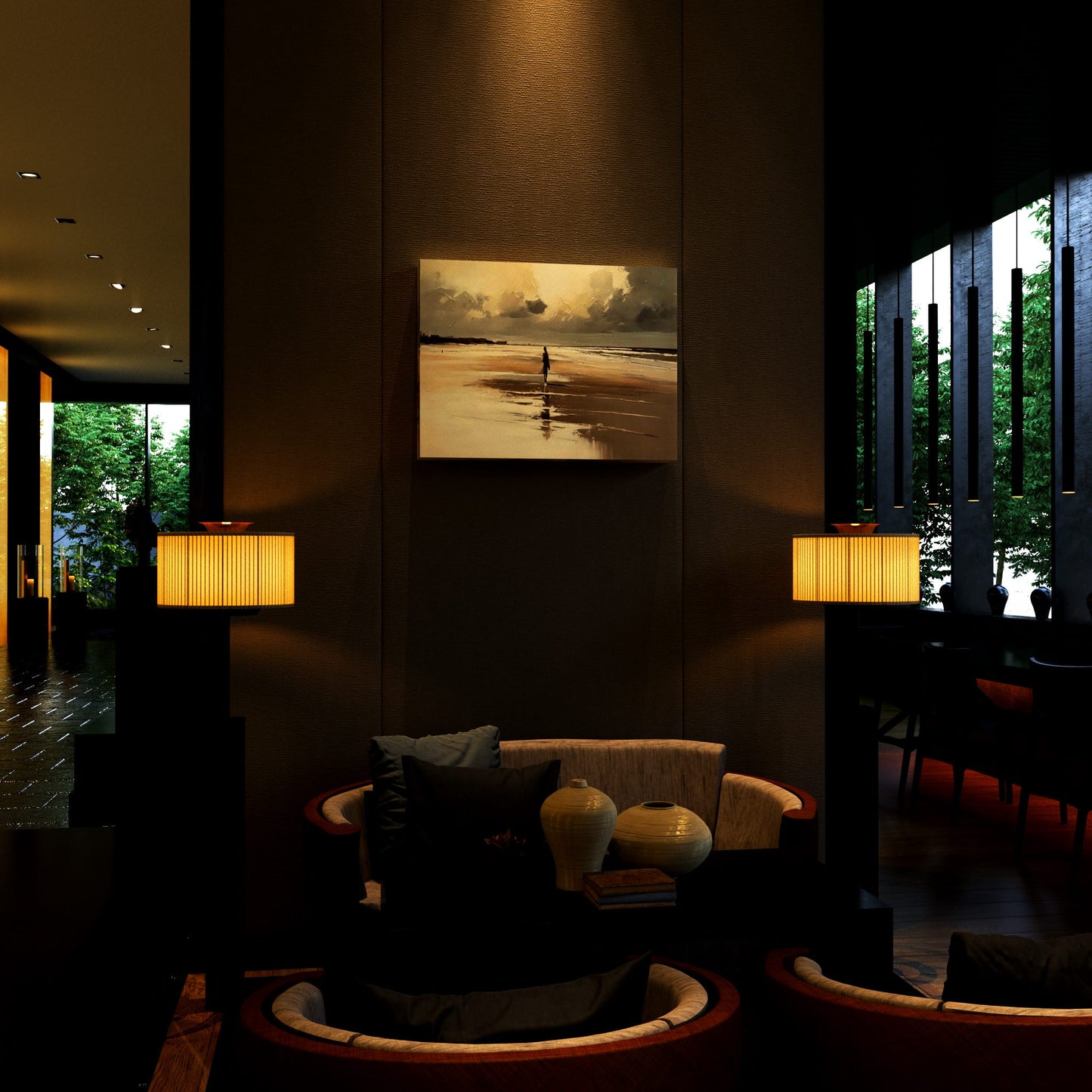 Coastal Solitude Hotel Effect