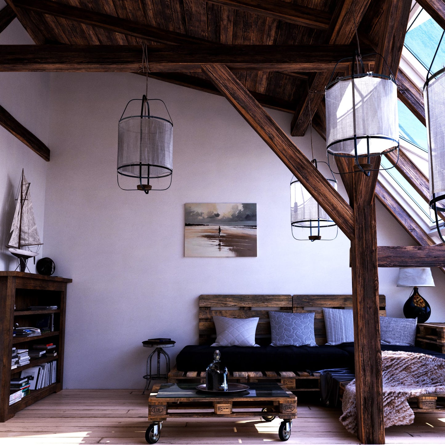 Coastal Solitude Loft Effect