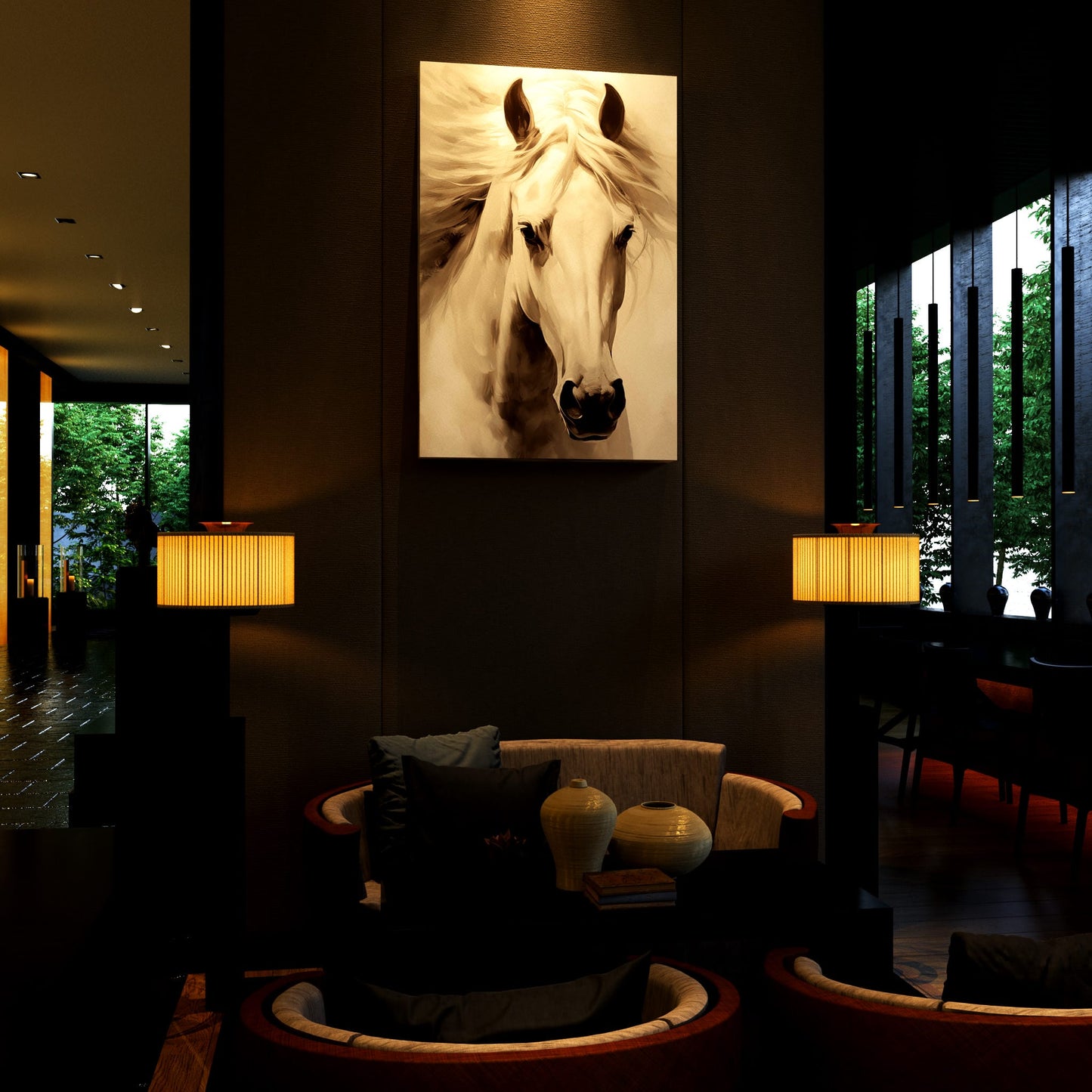Dynamic White Steed Hotel Effect