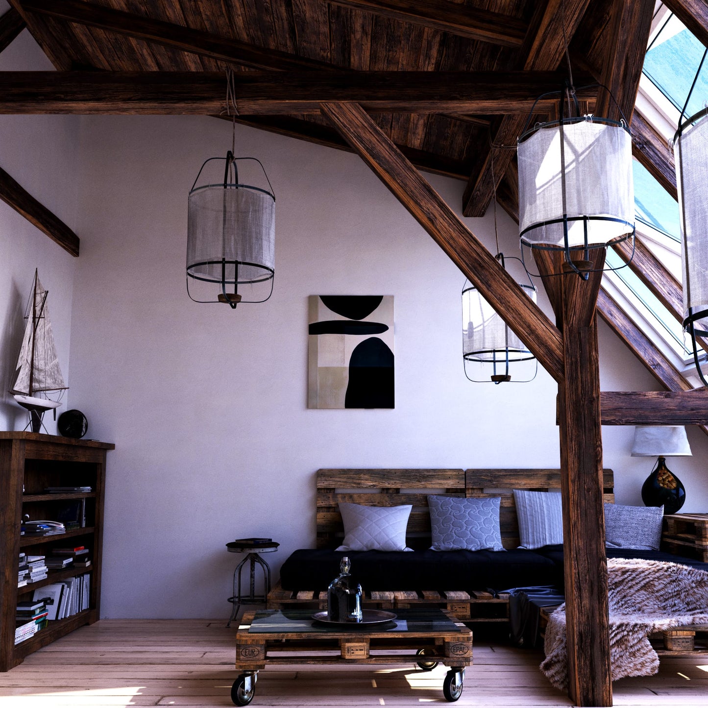 Floating Stones Loft Effect