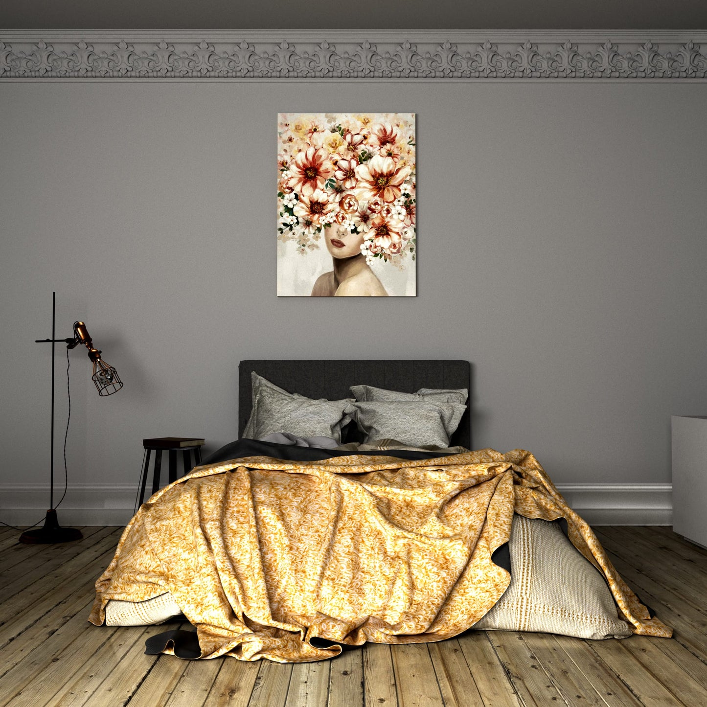 Floral Muse Bedroom Effect
