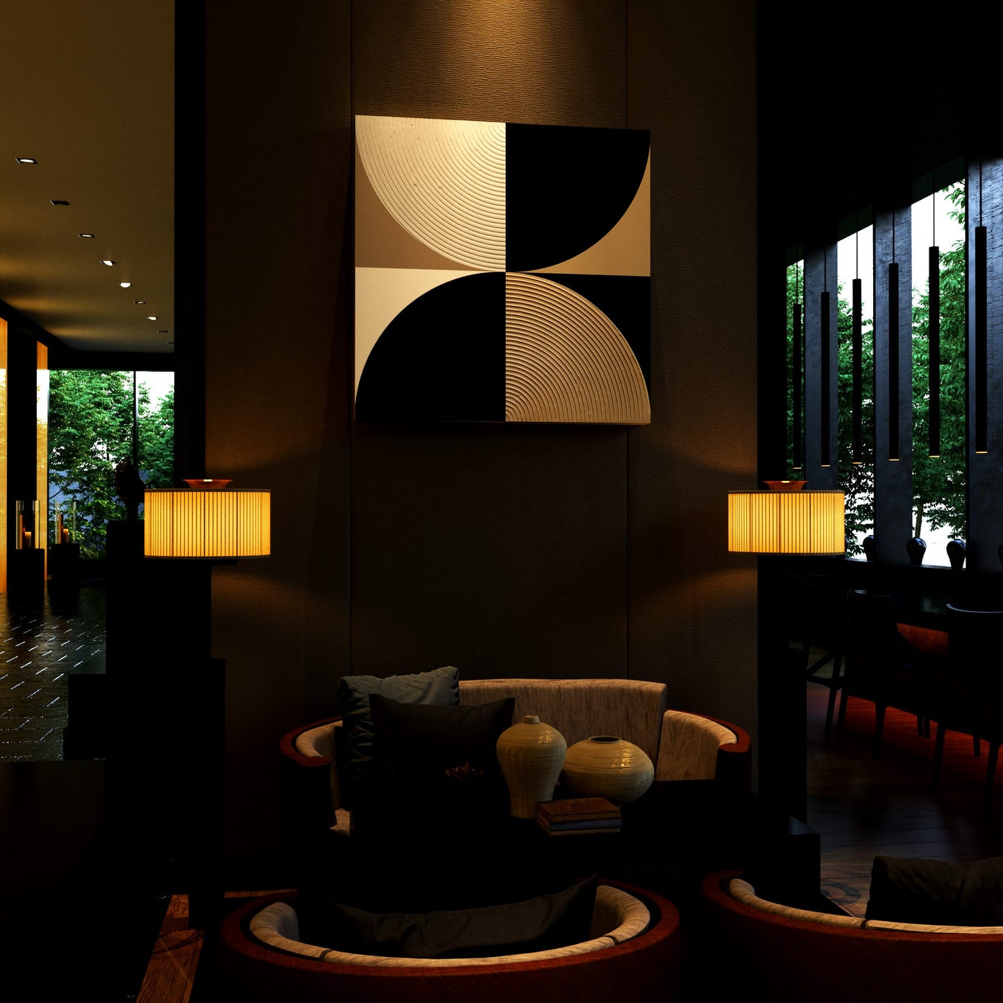 Four-Quadrant Rhythm Hotel Effect