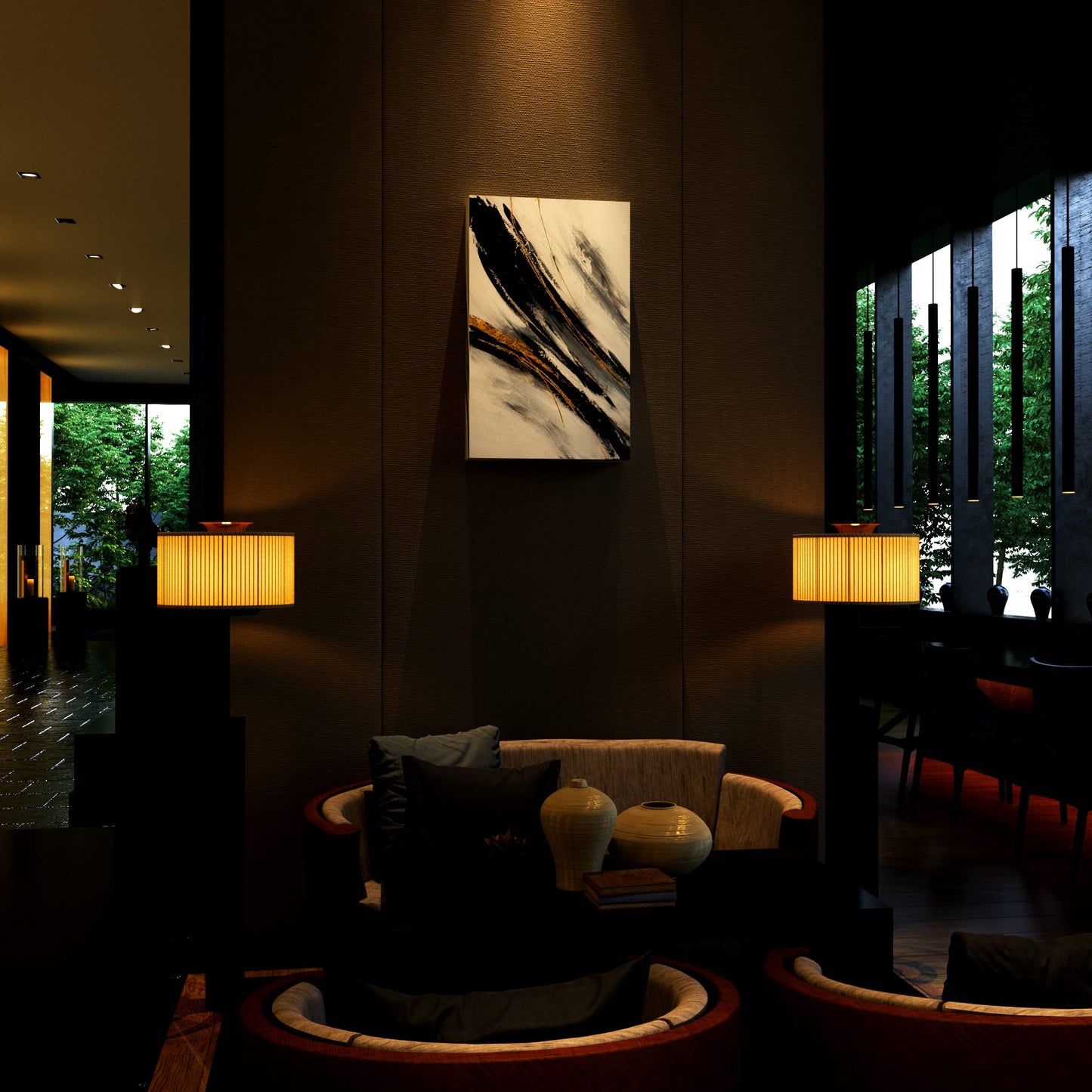 Gilded Strokes Hotel Effect