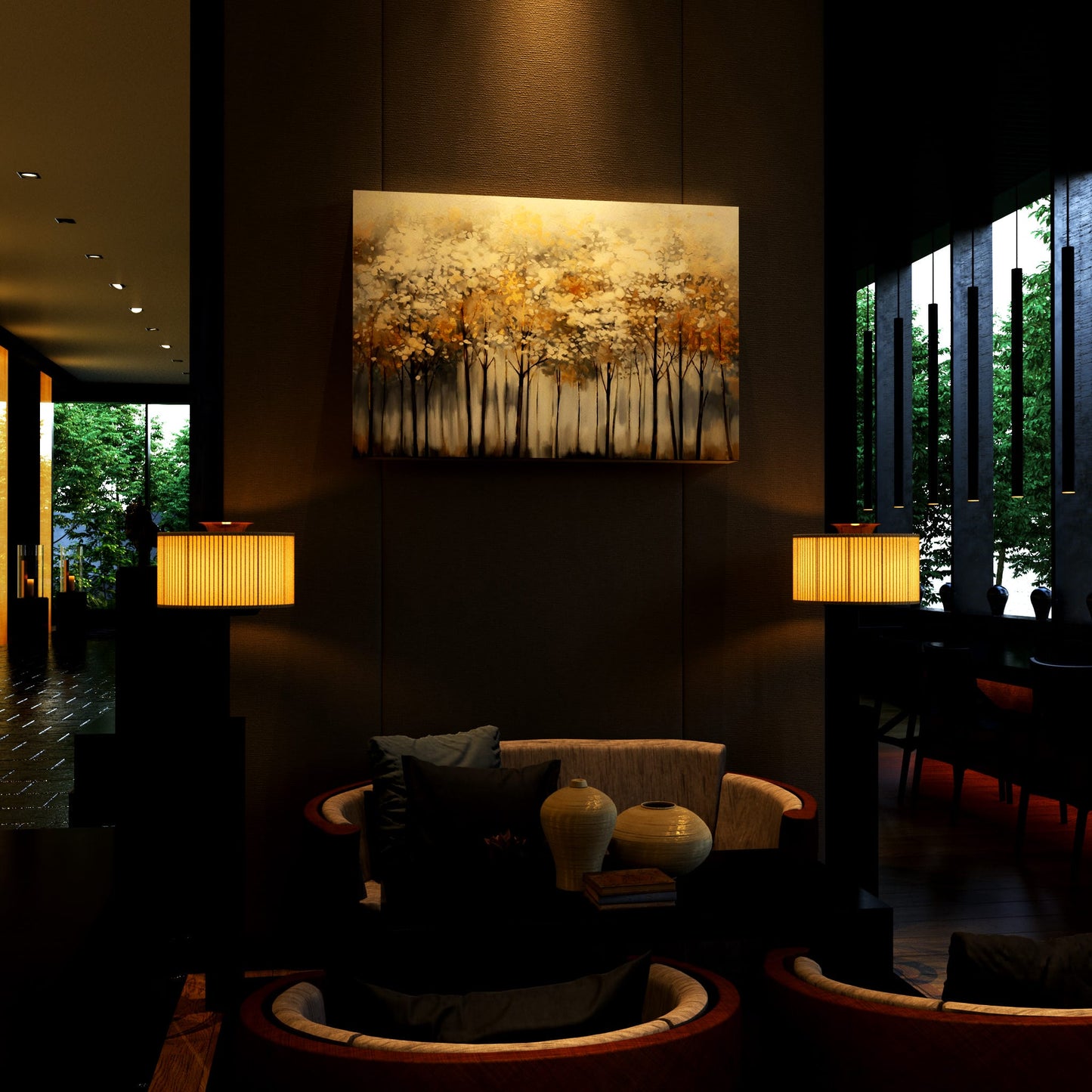Golden Forest Whisper Hotel Effect