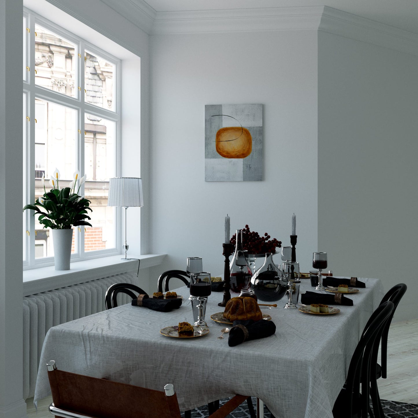 Luminous Horizon Dining room effect