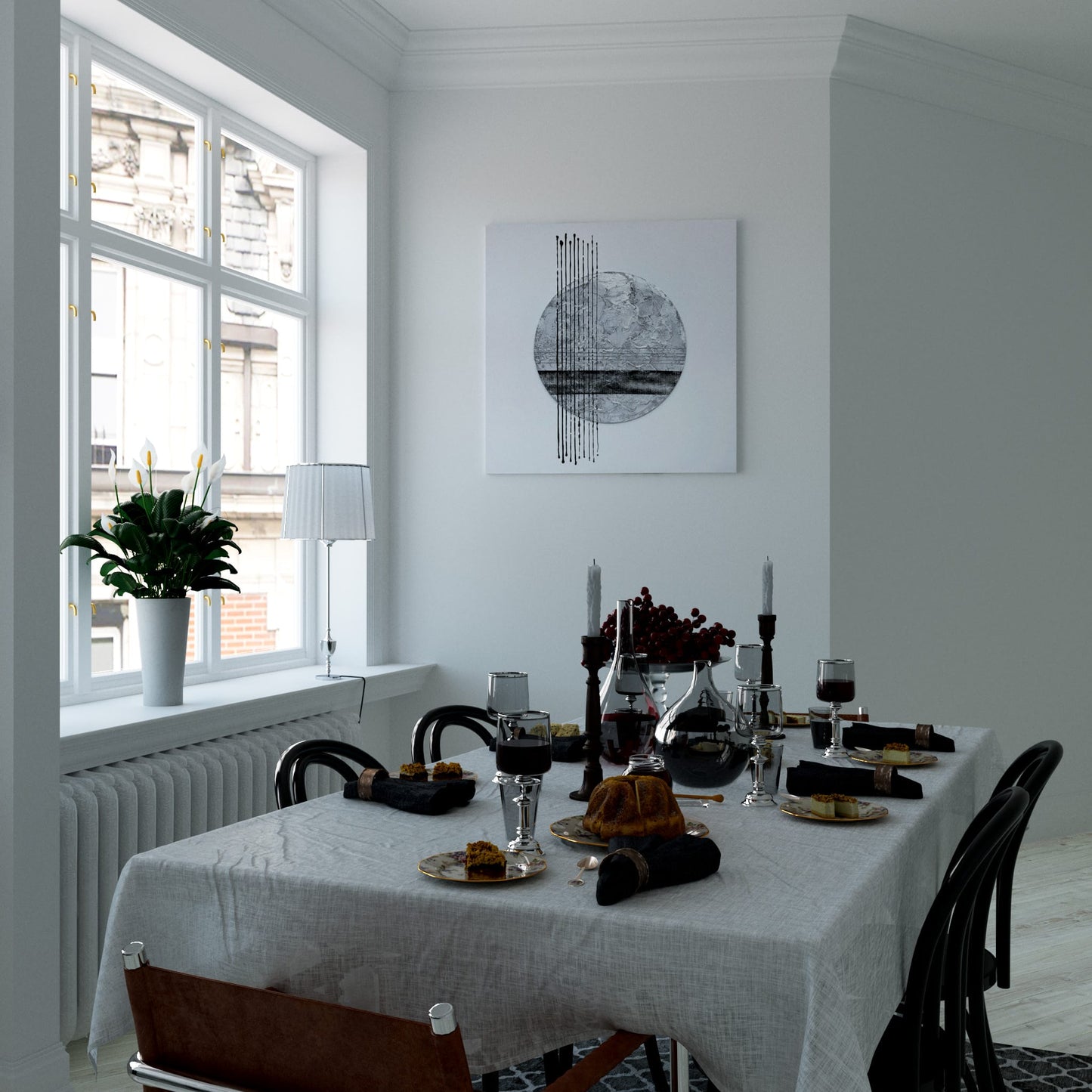 Luna Drips Dining Room Effect