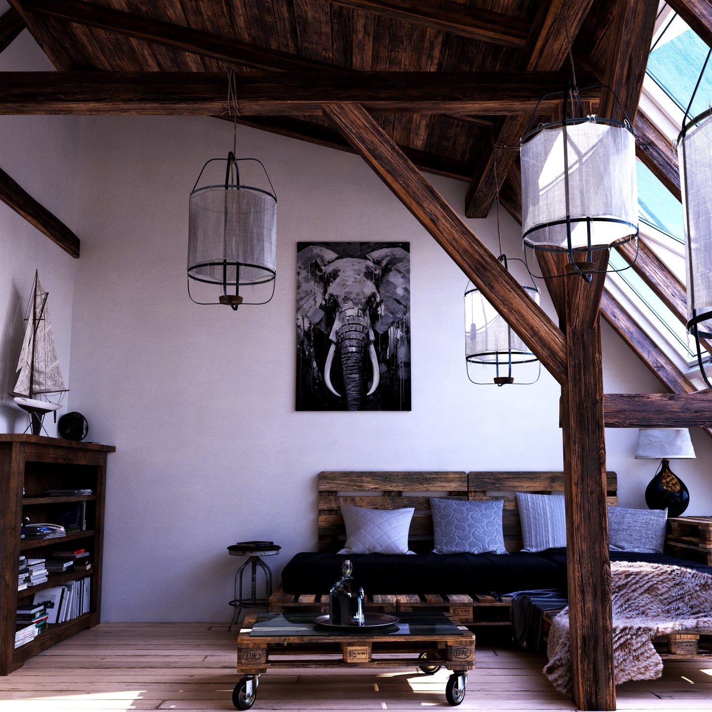 Monochromatic Elephant Loft Effect