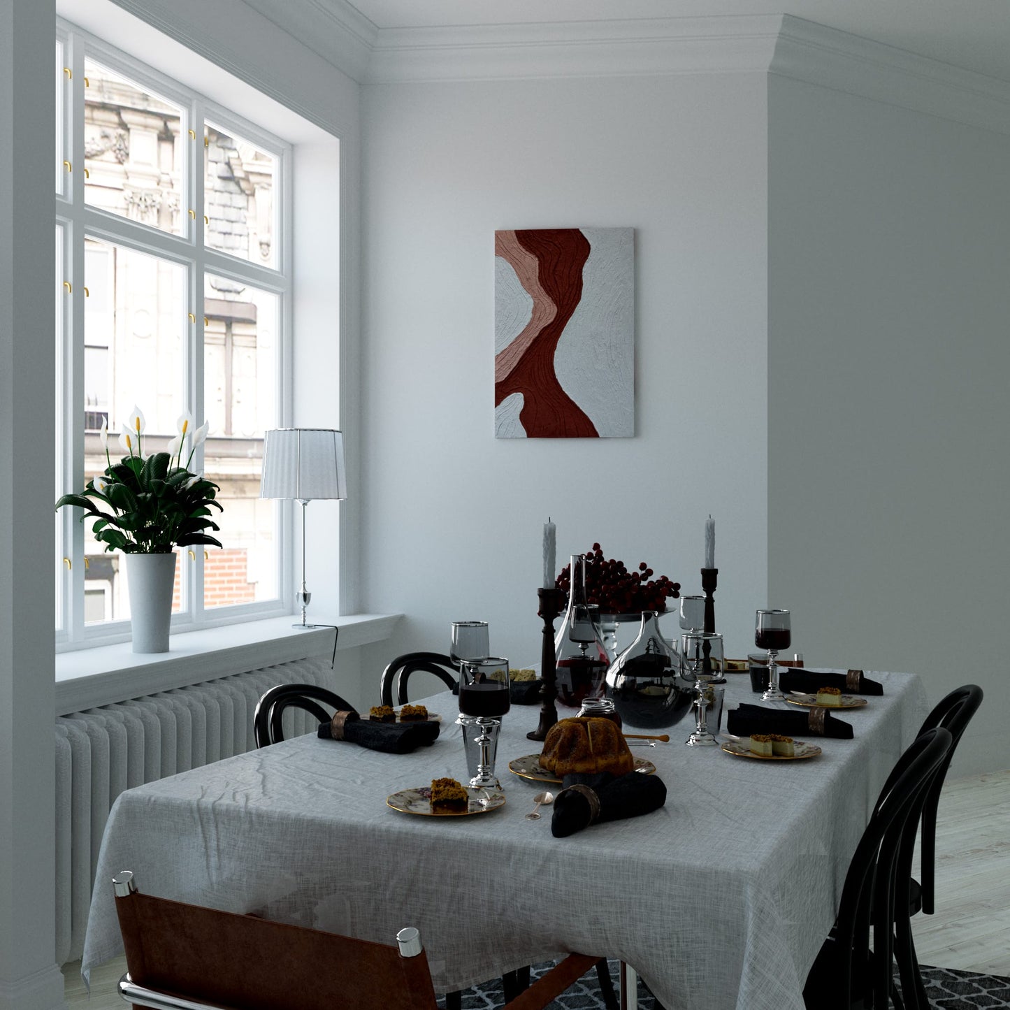 Ochre Ridge Dining Room Effect
