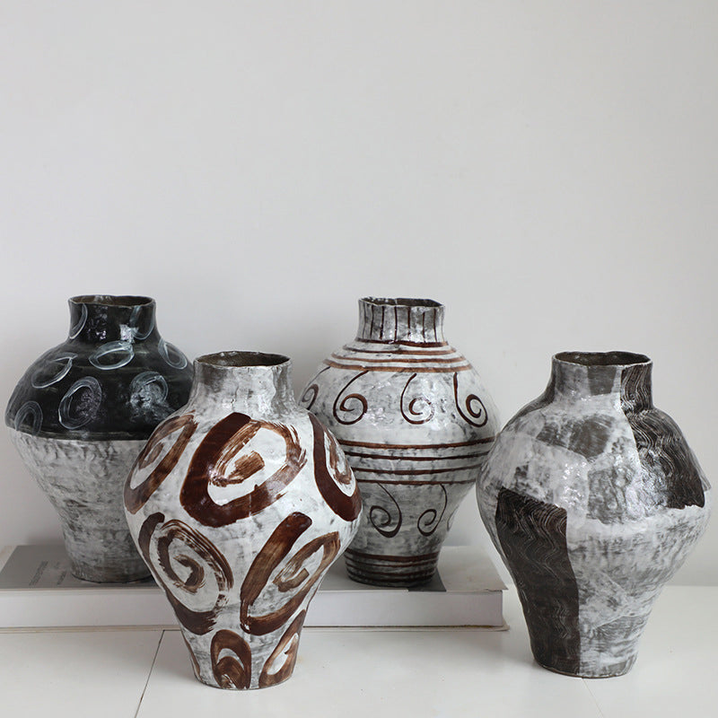 Ancient Charm Scroll Vase