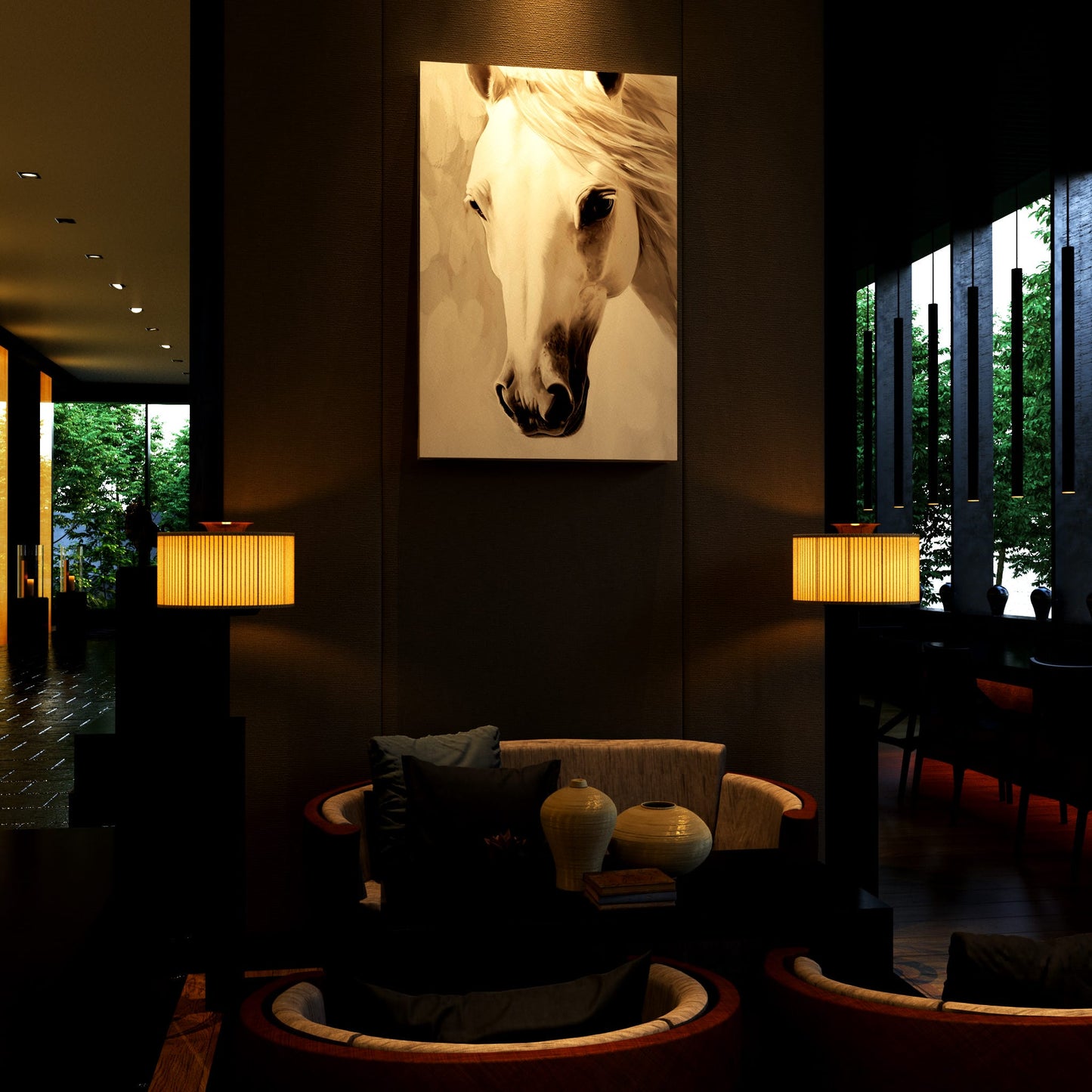 Pure White Steed Hotel Effect