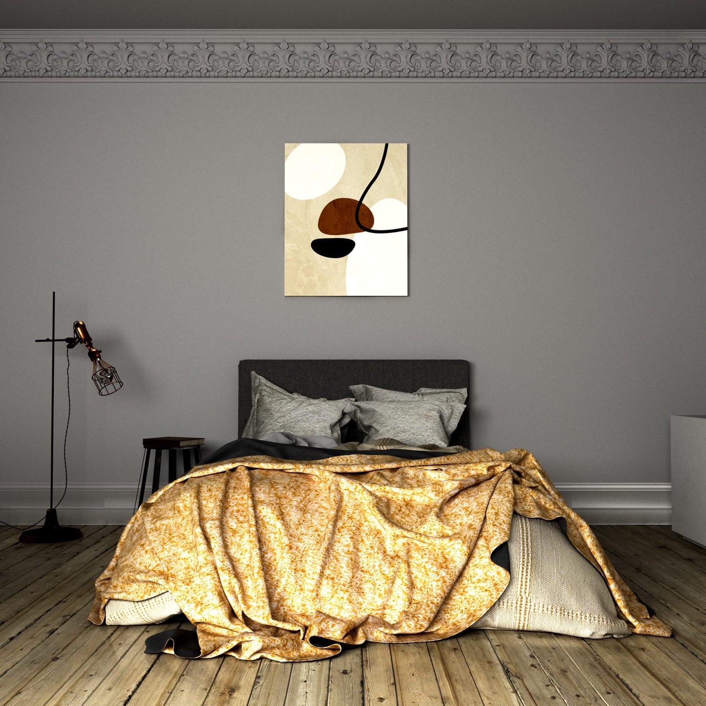 Rhythmic Geometry Bedroom Effect