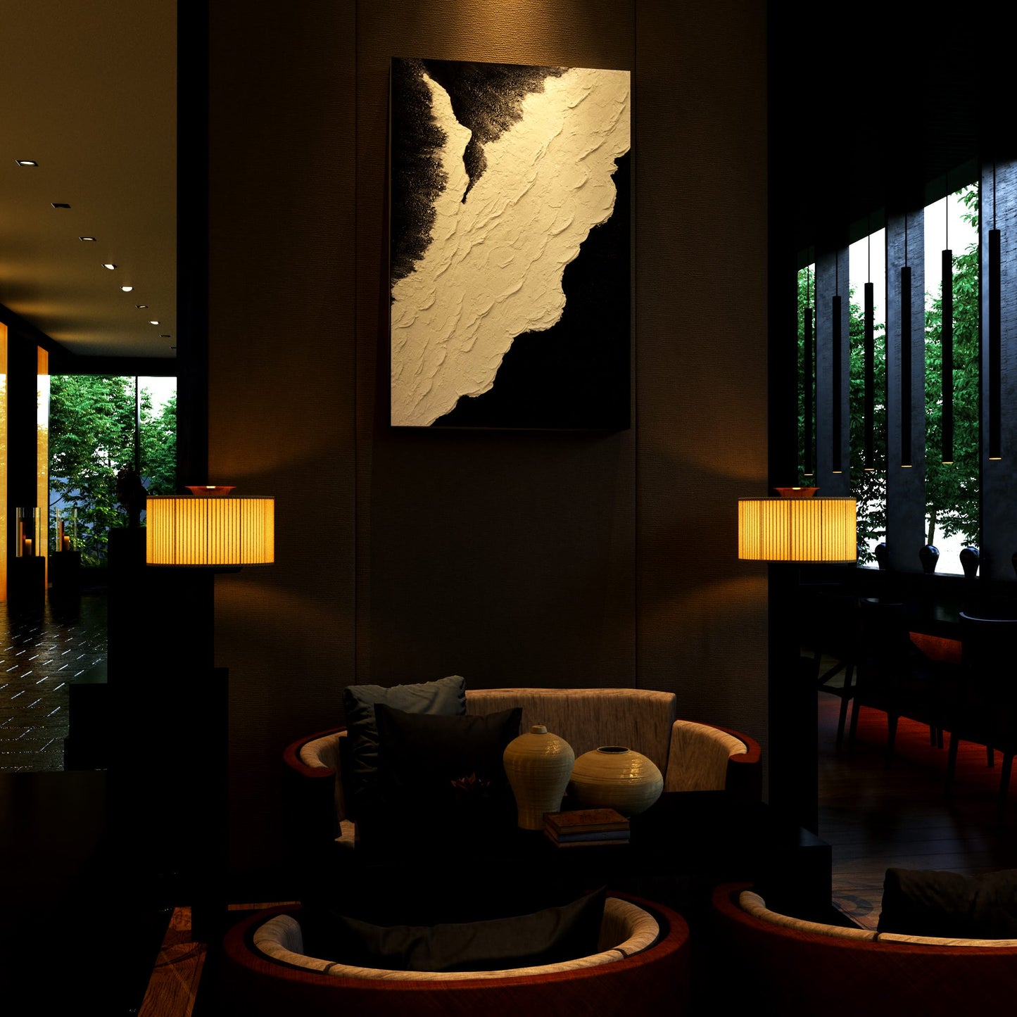River of Light and Shadow Hotel Effect