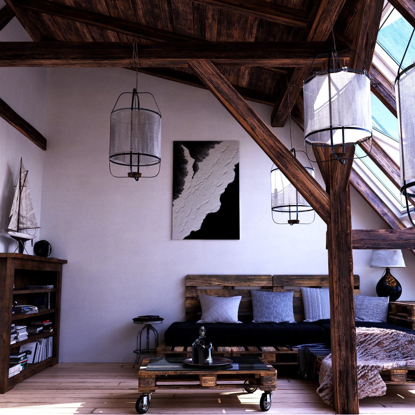 River of Light and Shadow Loft Effect