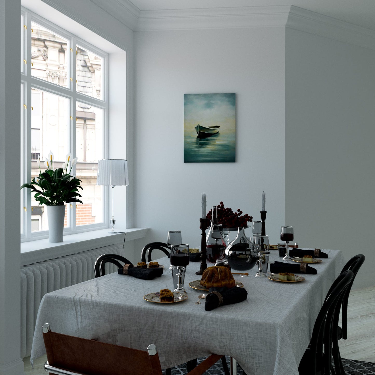 Serene Boat Dining Room Effect