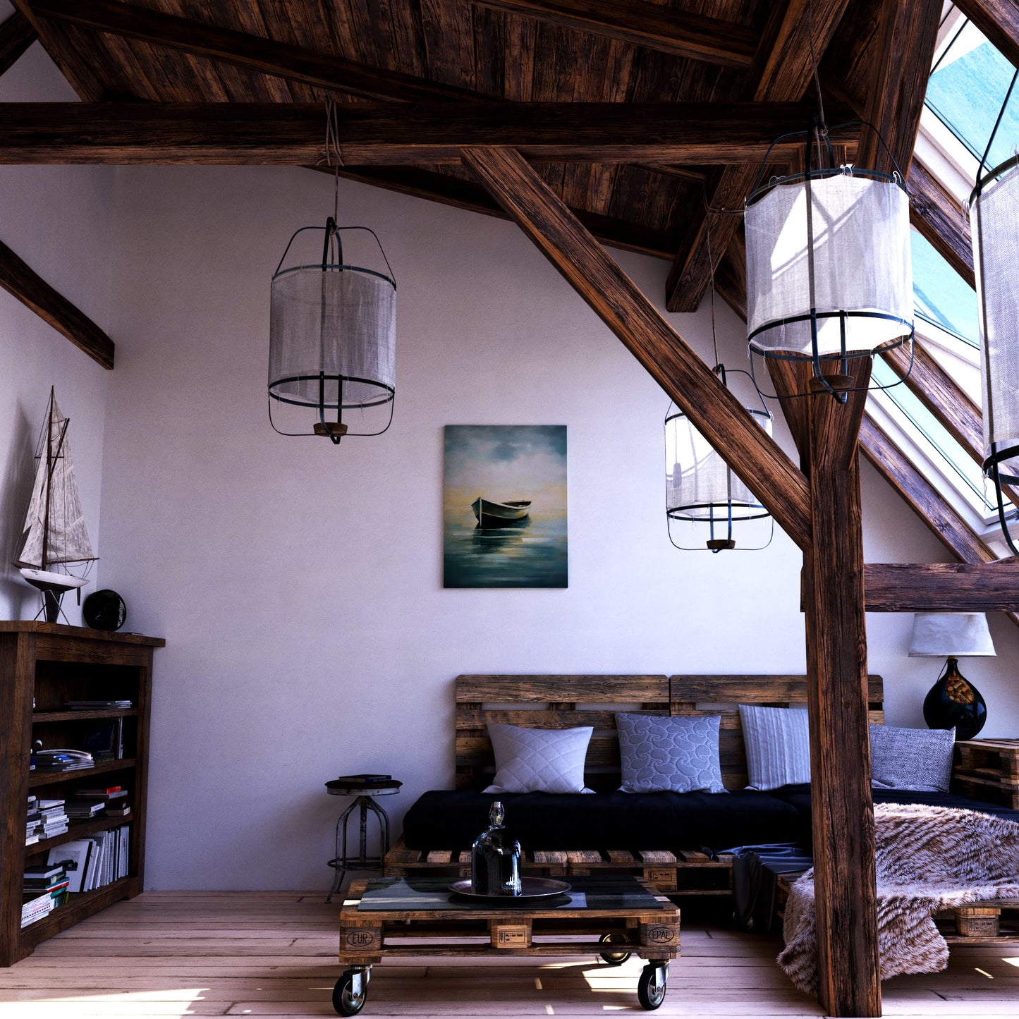 Serene Boat Loft Effect
