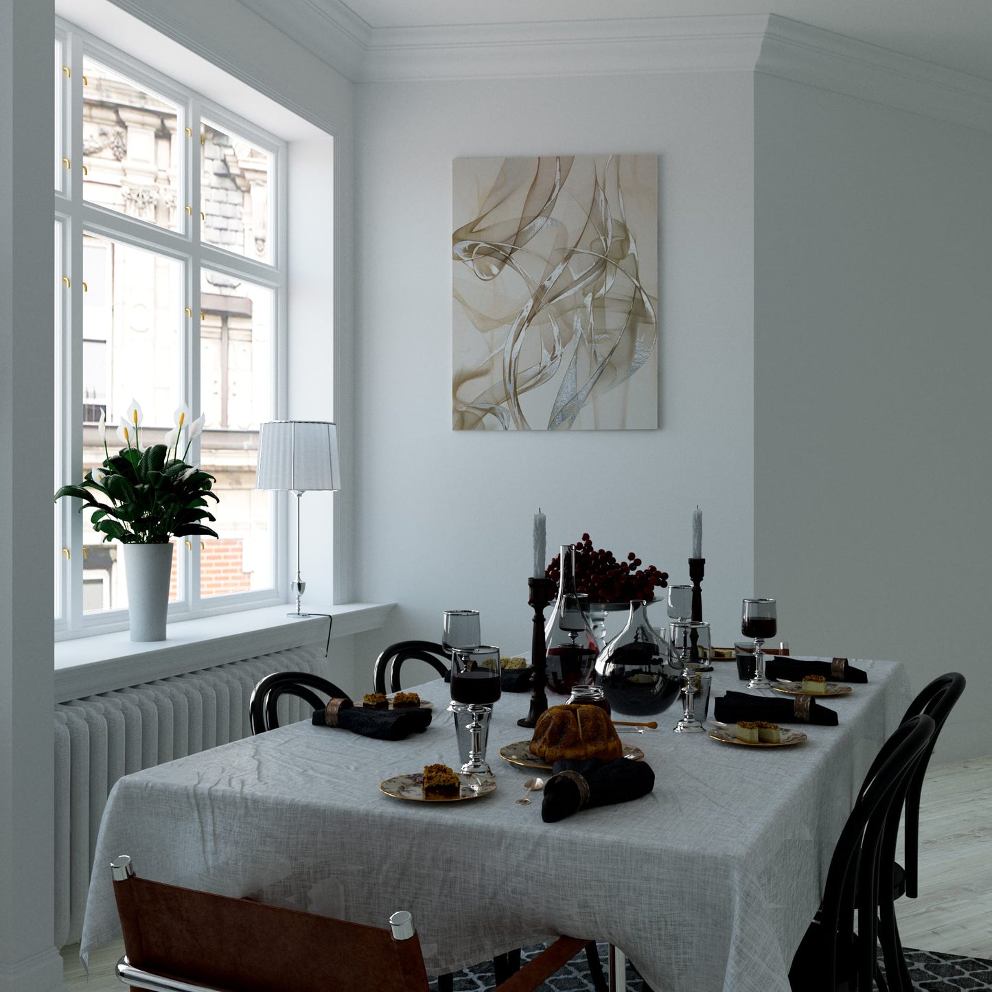 Serene Sand Dynamics Dining Room Effect