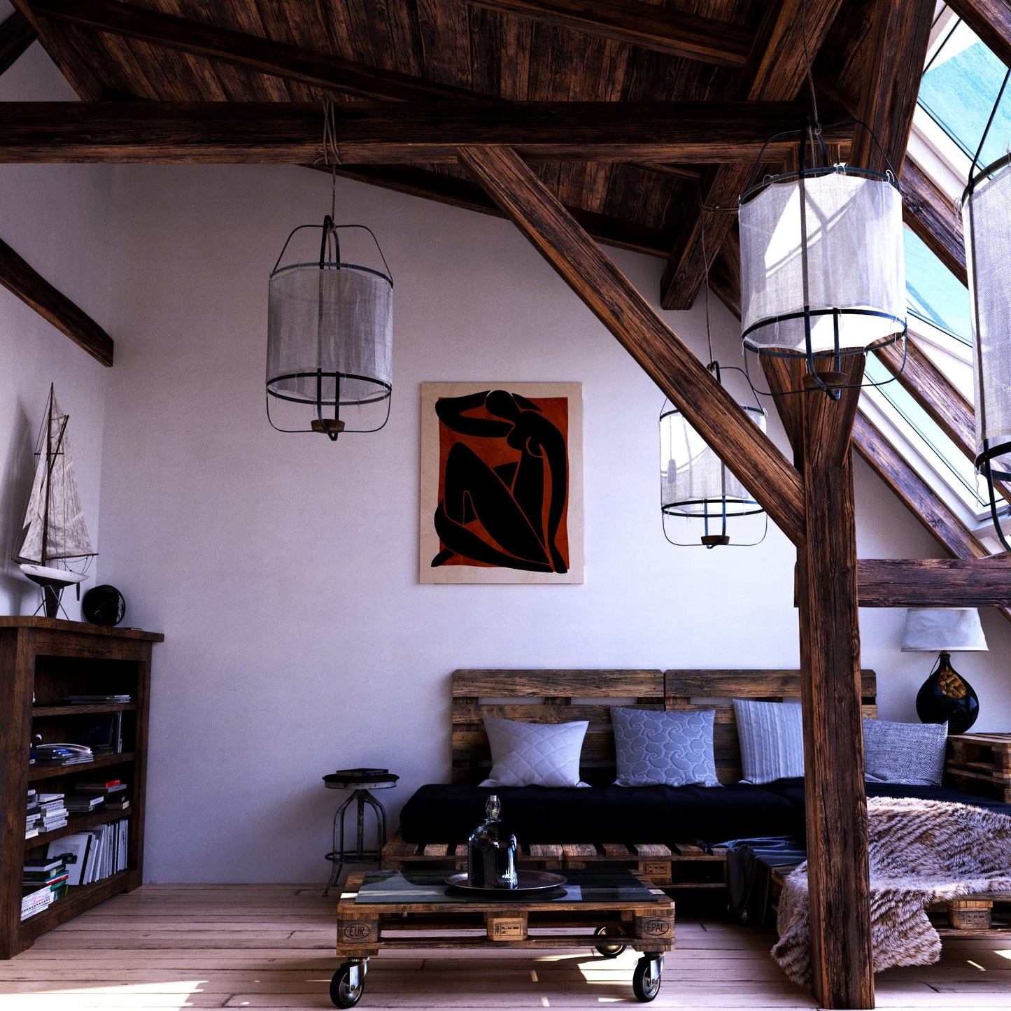 Serene Silhouette Loft Effect