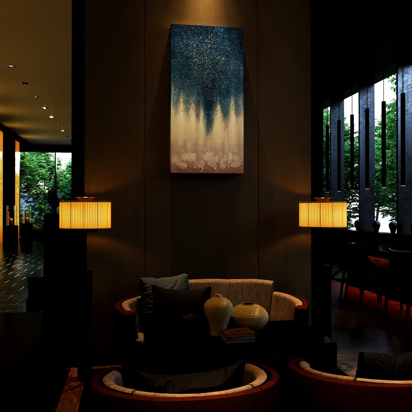 Serene Starlight Hotel Effect