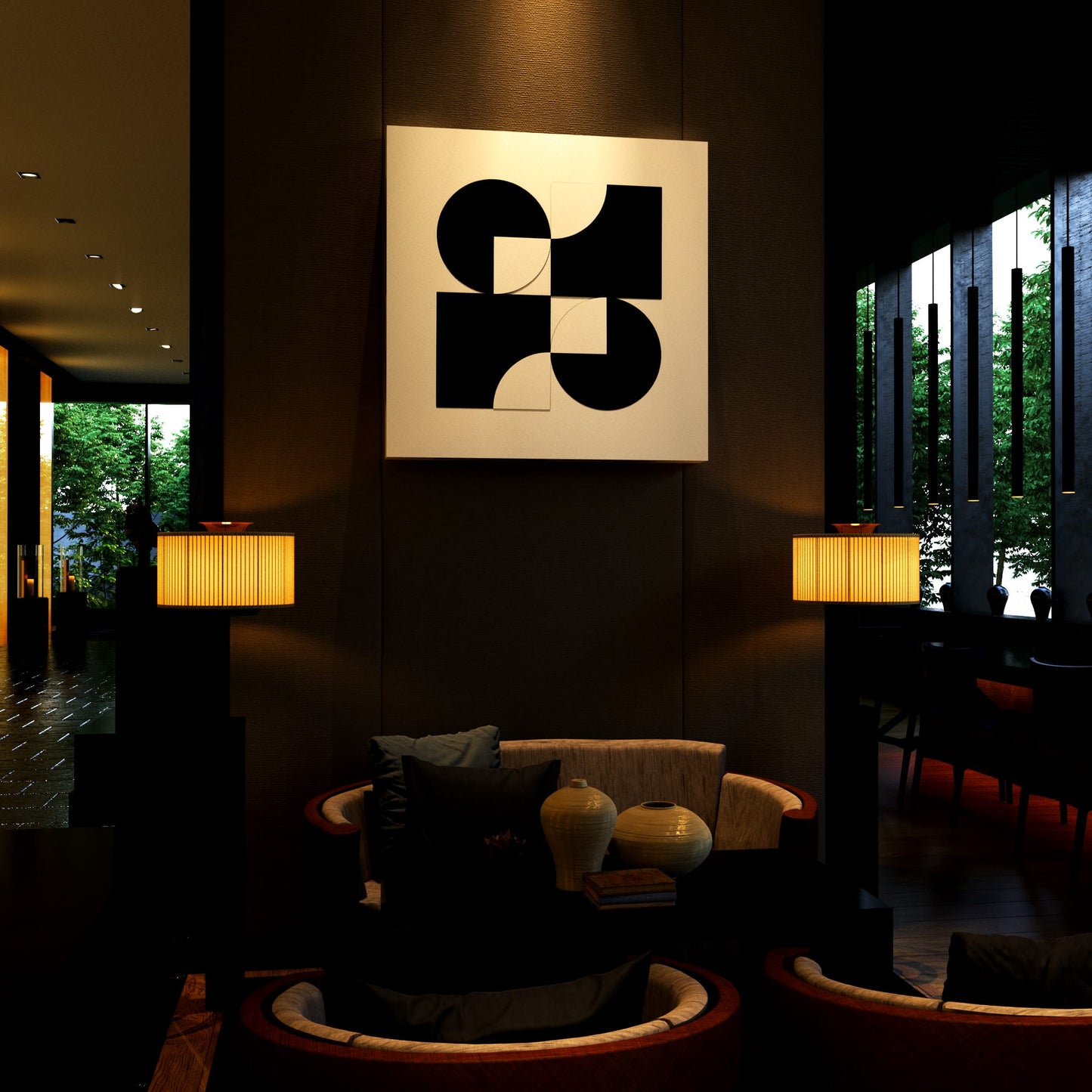 Symmetrical Rhythm Hotel Effect