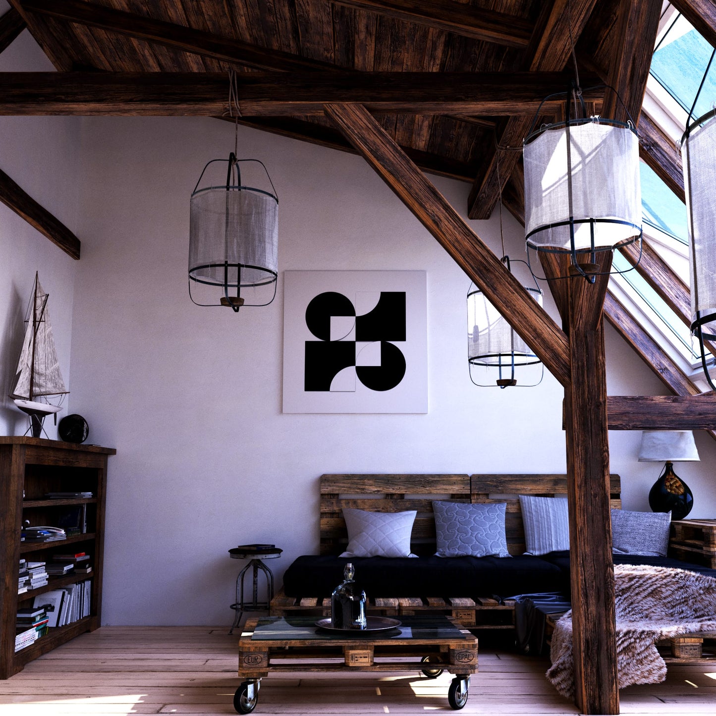 Symmetrical Rhythm Loft Effect