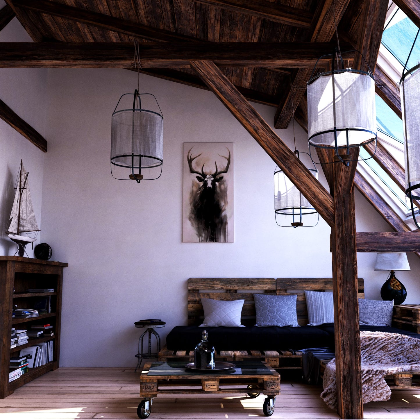 The Deer in the Gloom Loft Effect