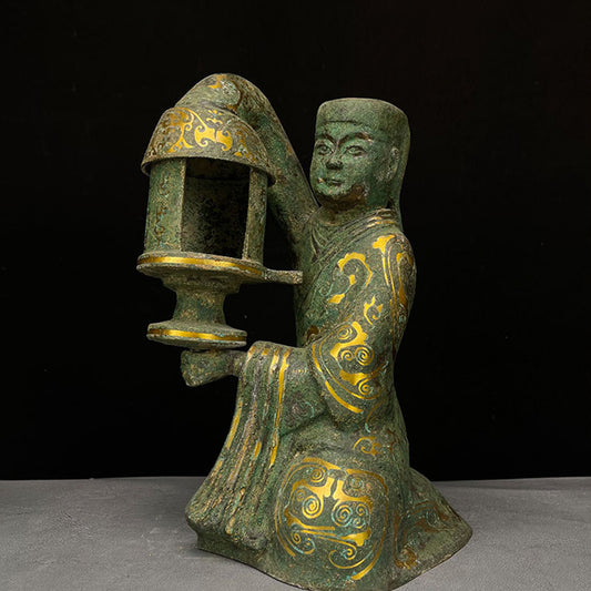 Antique Bronze Changxin Palace Lantern Replica