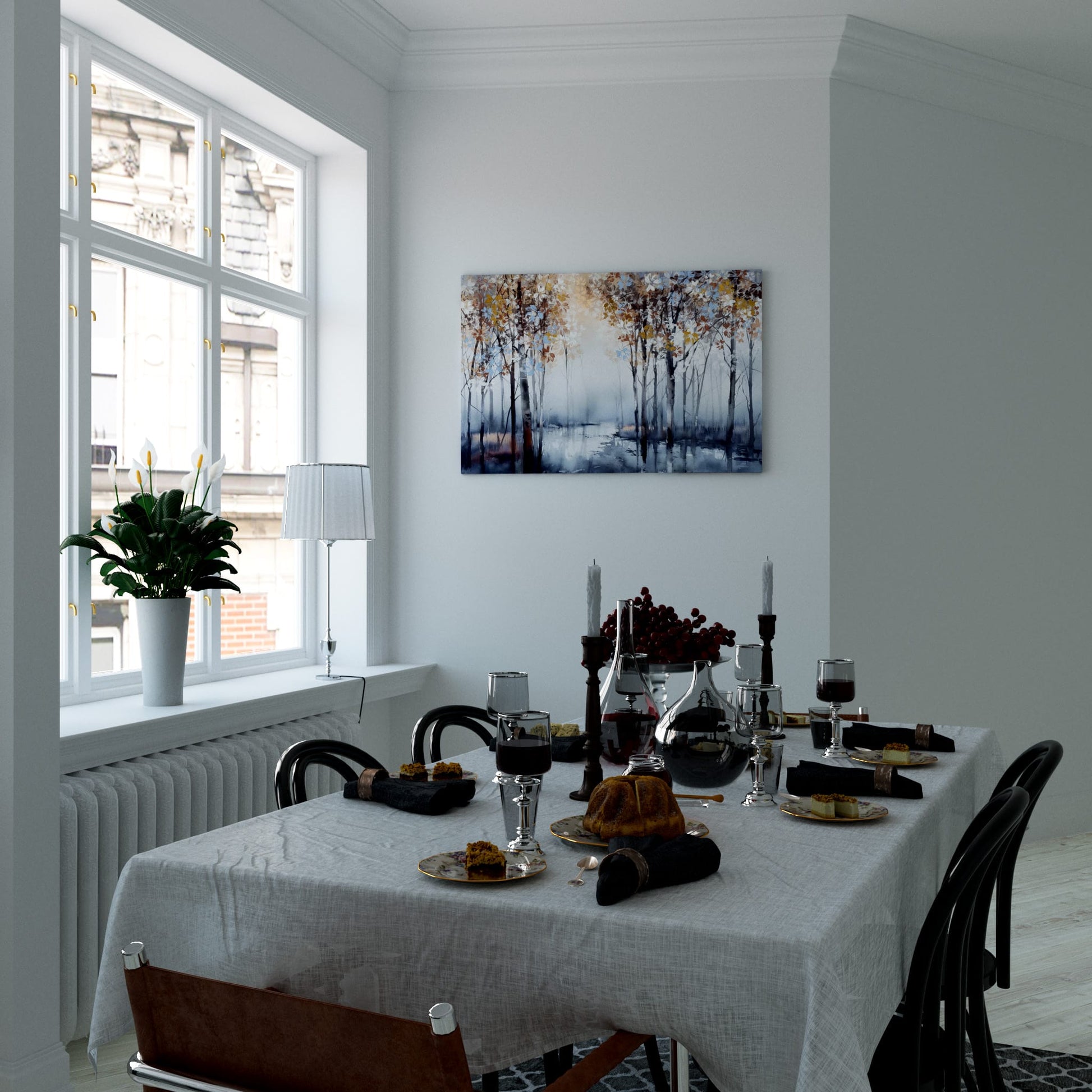 Autumnal Serenity Dining Room Effect