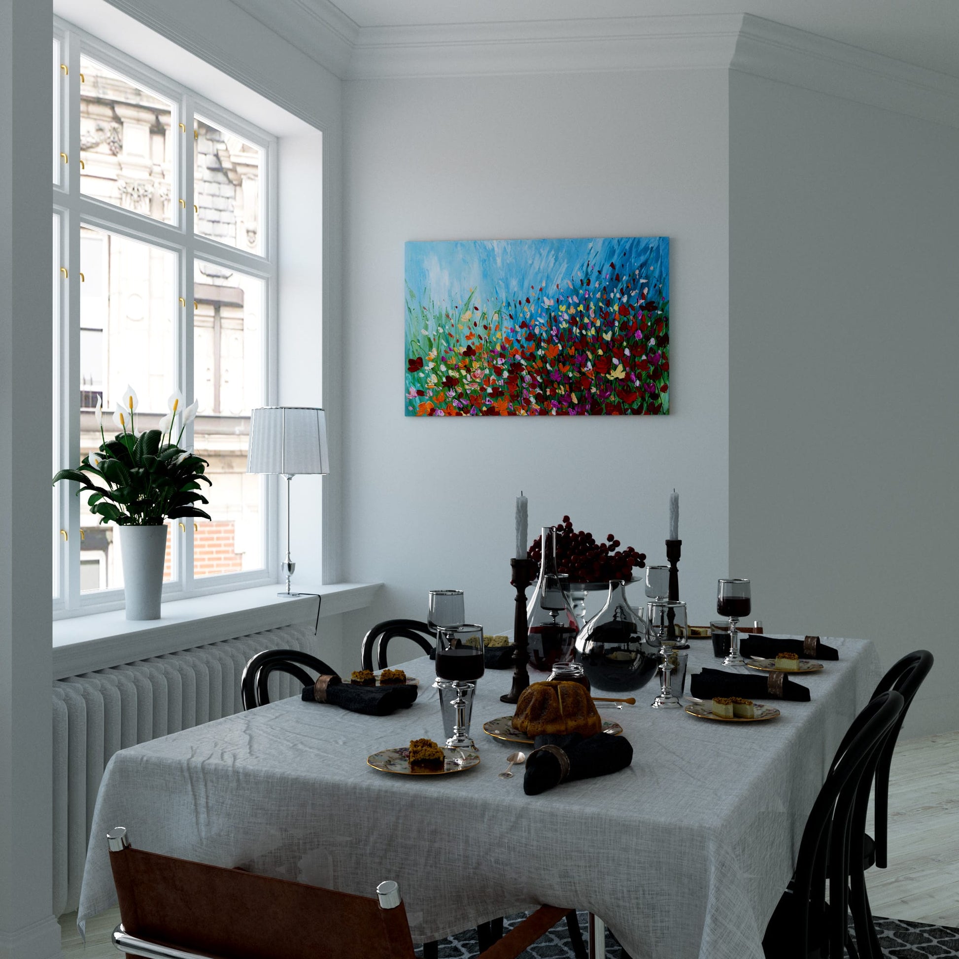 Blossoming Hope Dining Room Effect