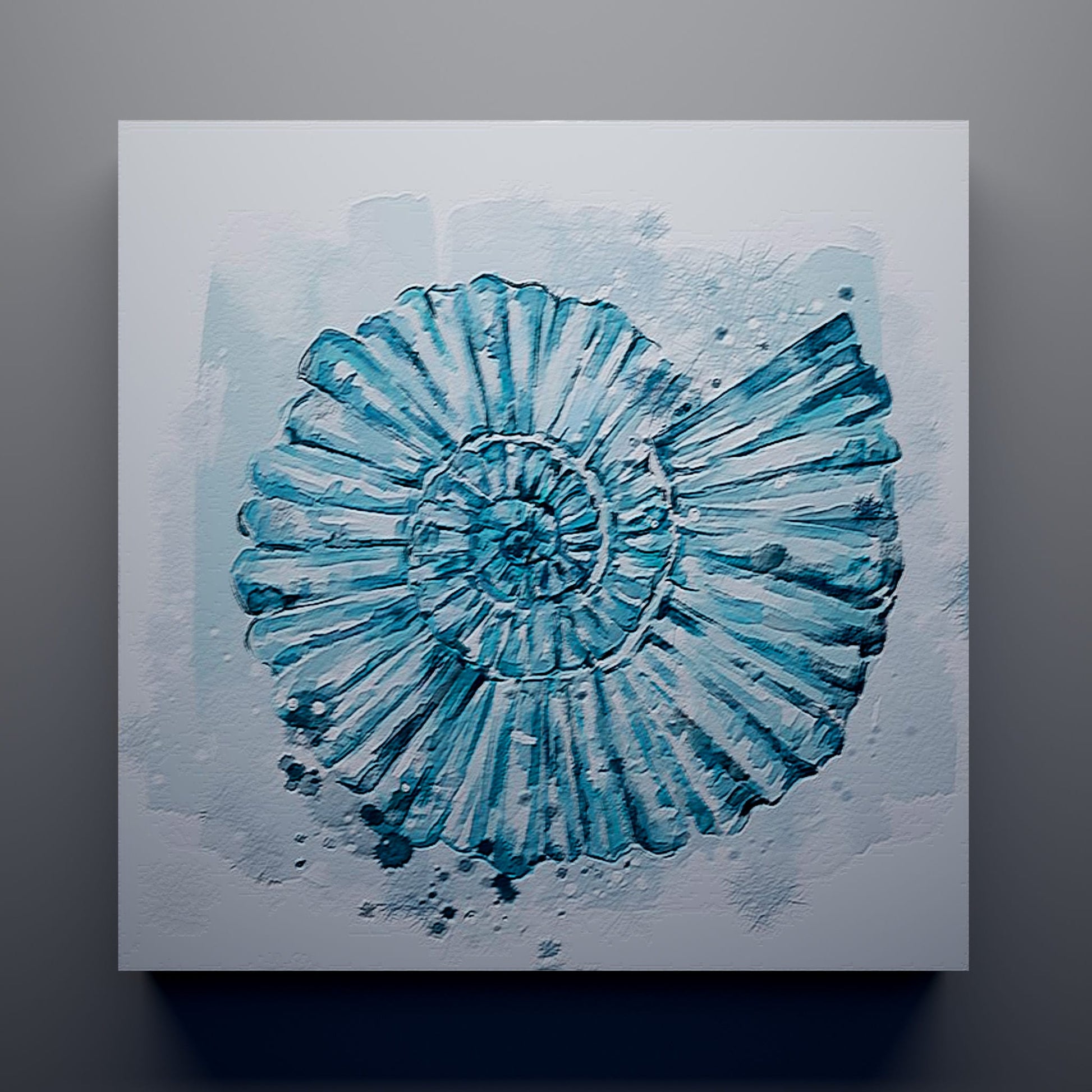 Blue Spiral Seashell