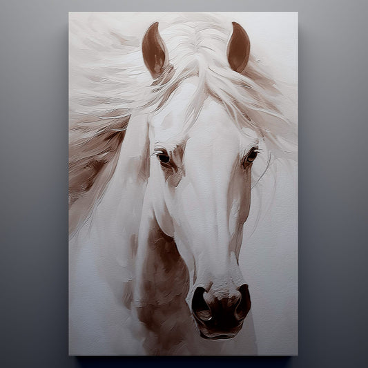 Dynamic White Steed