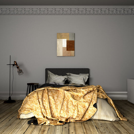 Earthy Geometry Bedroom effect