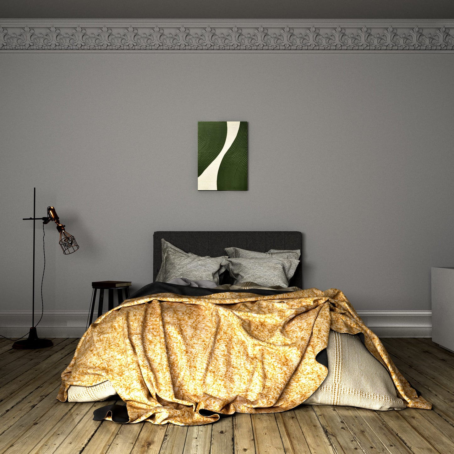 Emerald Embrace Bedroom Effect