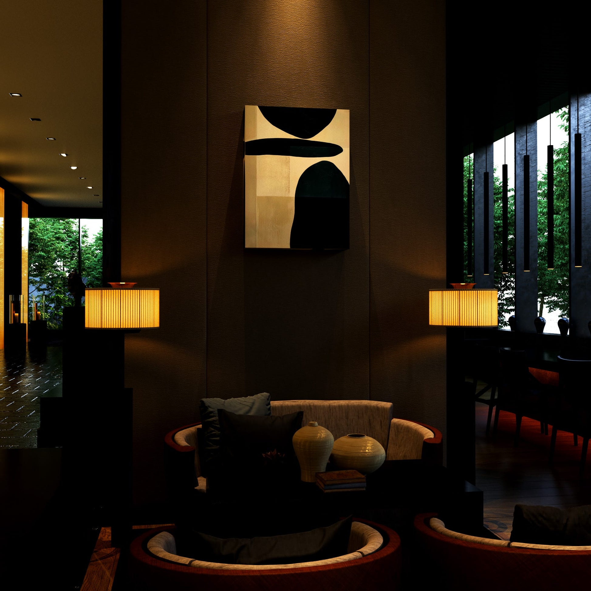 Floating Stones Hotel Effect