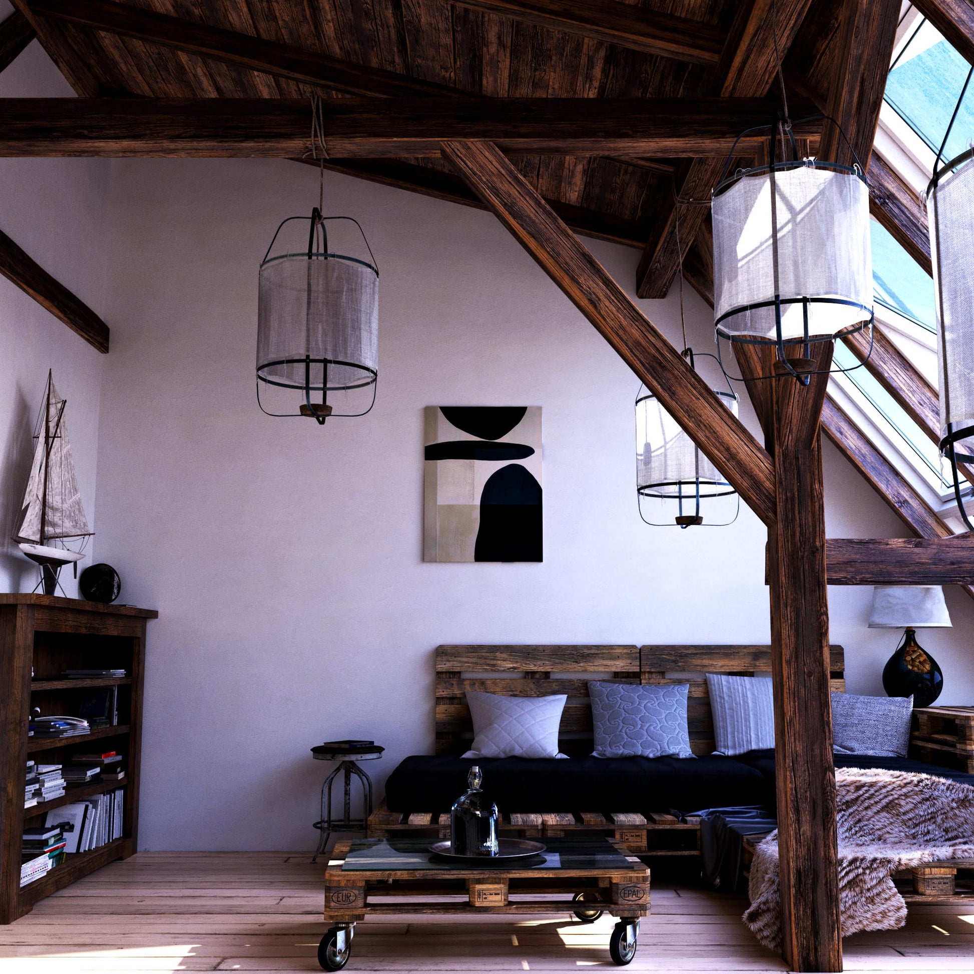 Floating Stones Loft Effect