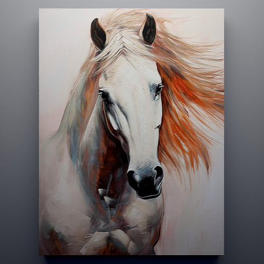Galloping White Steed