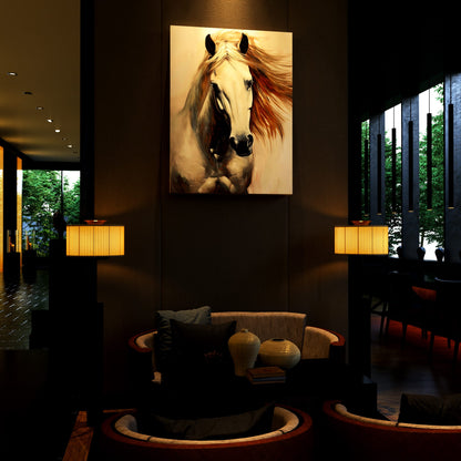 Galloping White Steed Hotel Effect