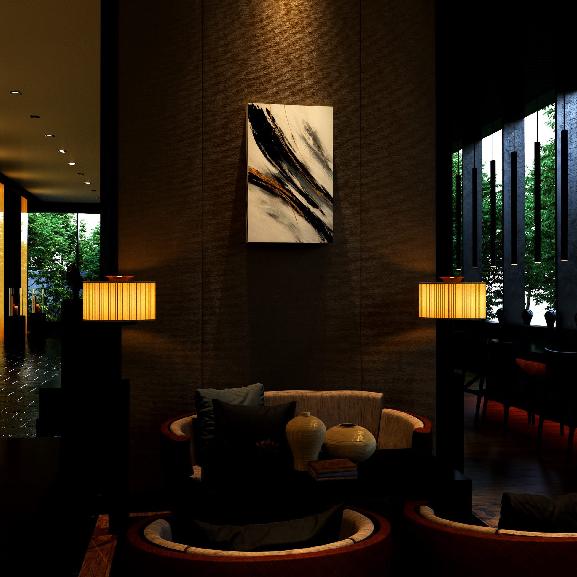 Gilded Strokes Hotel Effect