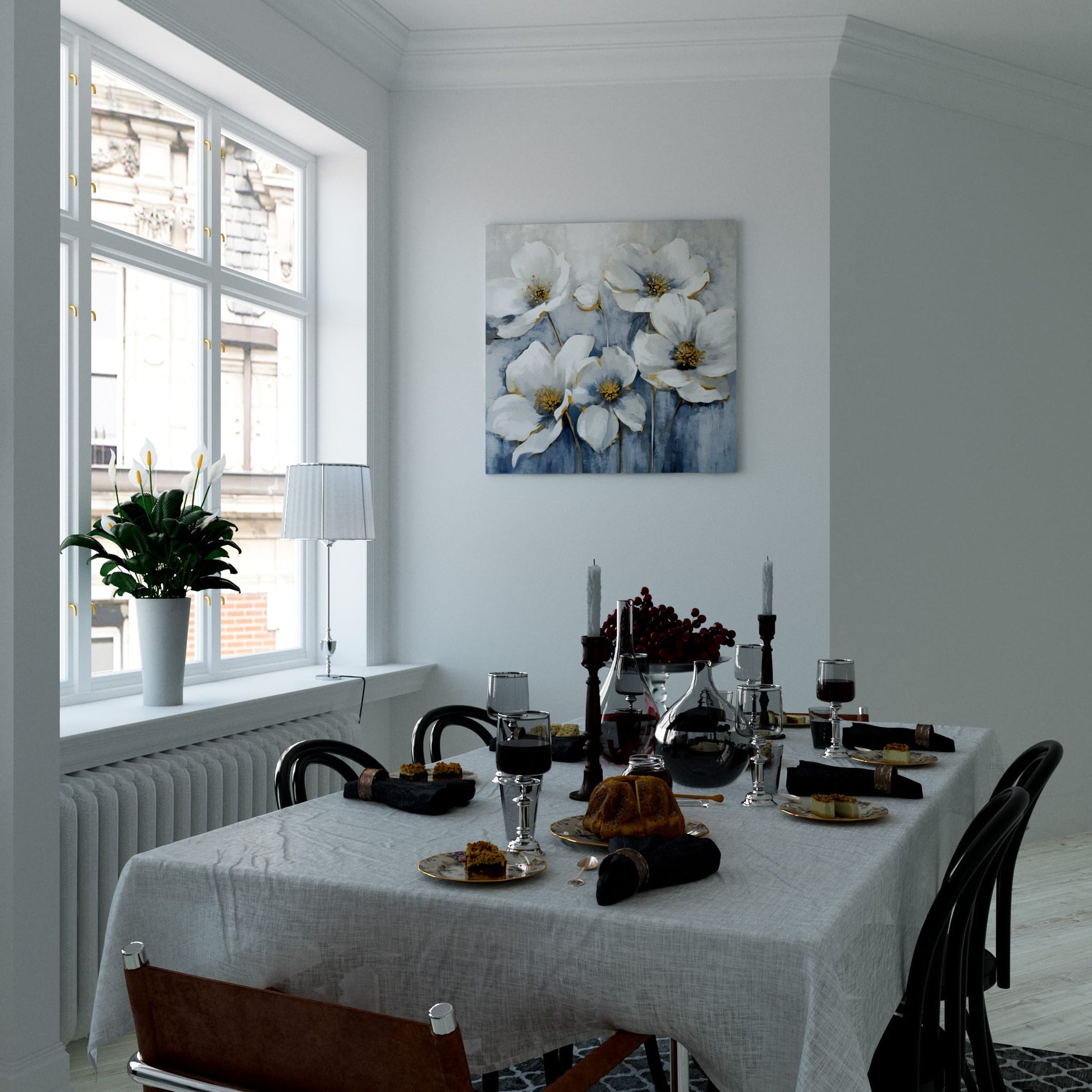 Golden_Whisper_Poppies2 Dining Room Effect
