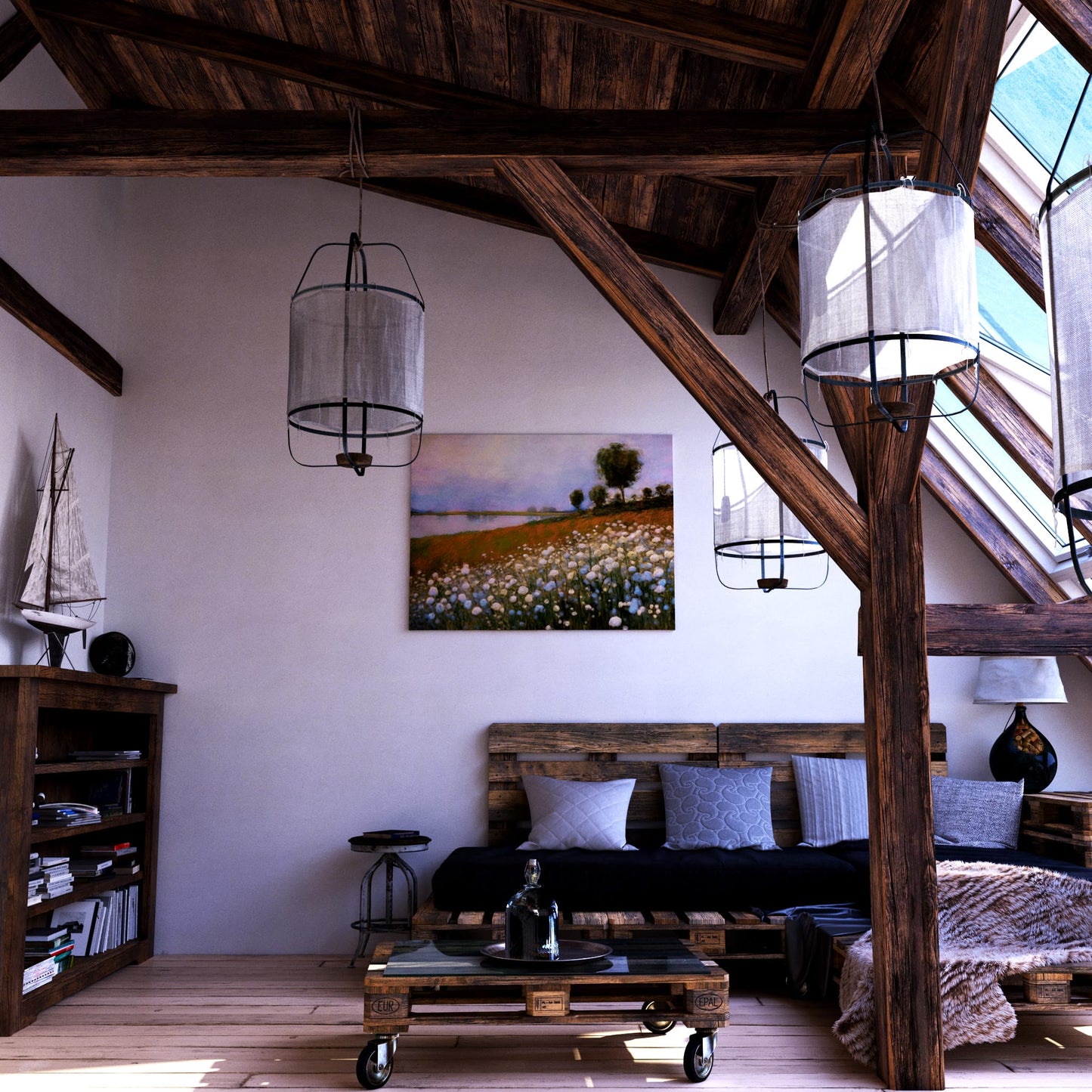 Lakeside Dandelions Loft Effect