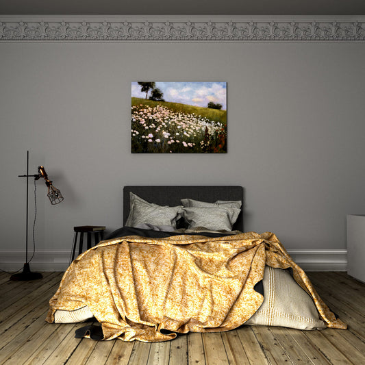 Morning Daisies Field Bedroom Effect
