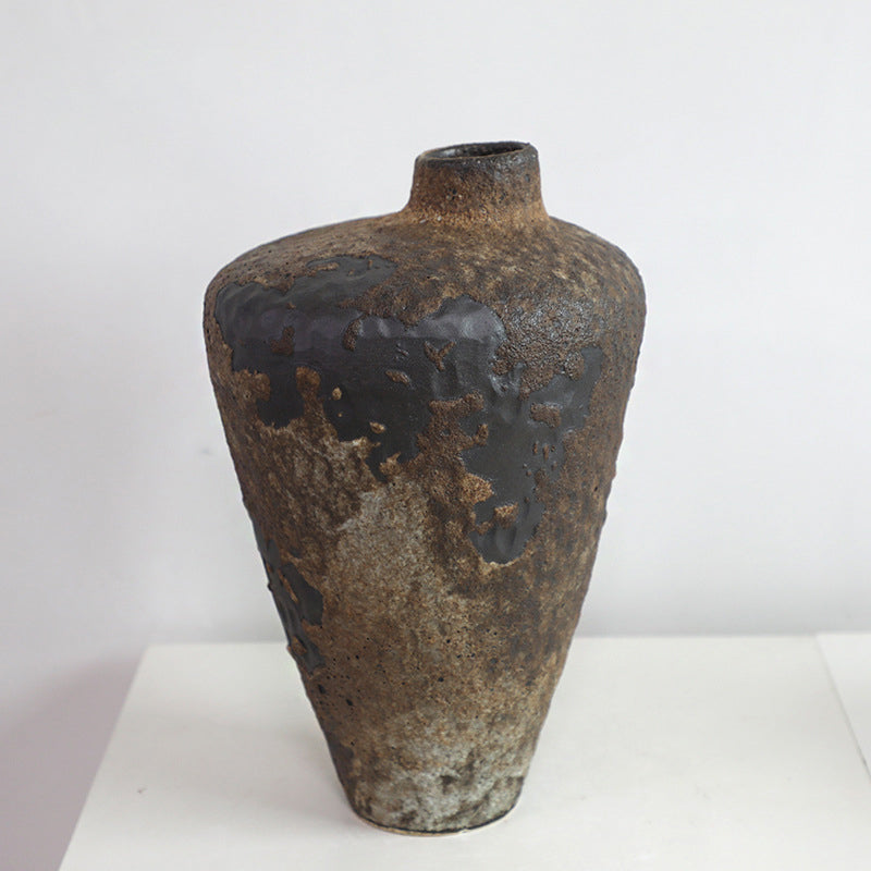 Mottled Texture Pottery Vessel
