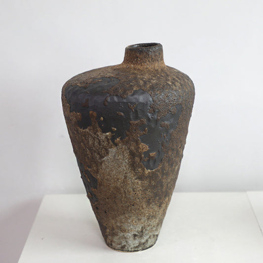 Mottled Texture Pottery Vessel