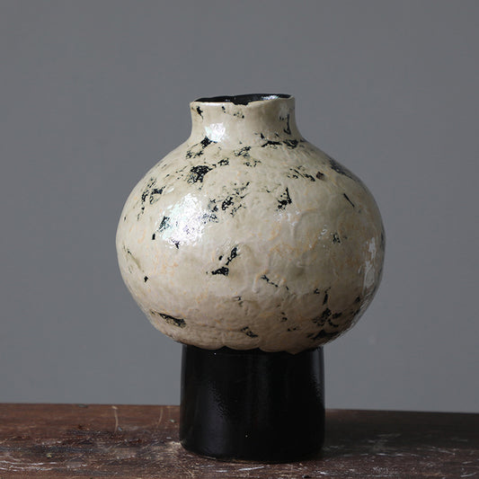 New Chinese Textured Moon Jar