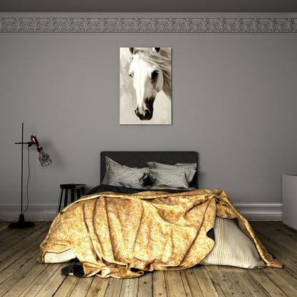 Pure White Steed Bedroom Effect