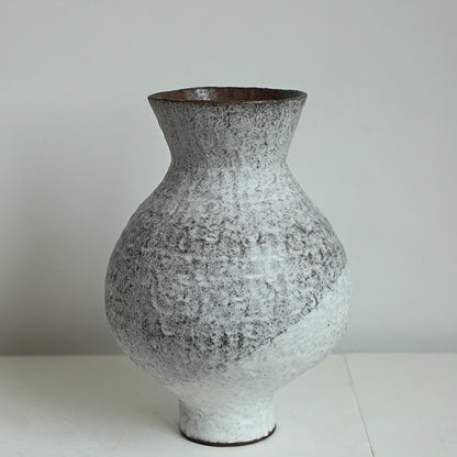Rustic Glazed Pottery Jar